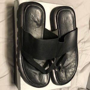COPY - Men’s black sandal leather size 10